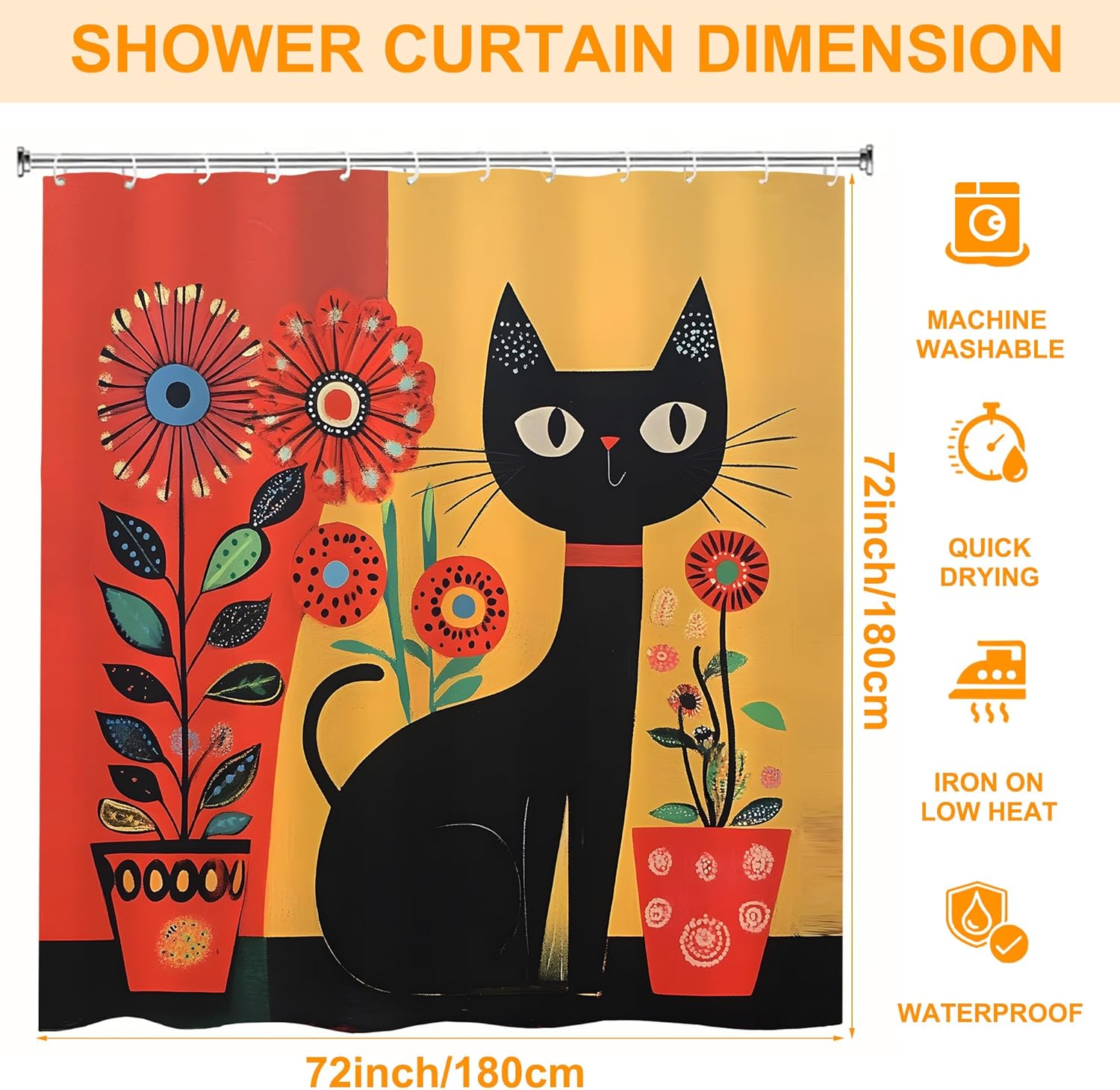 Sturdy Rustic Farmhouse Shower Curtain Set
