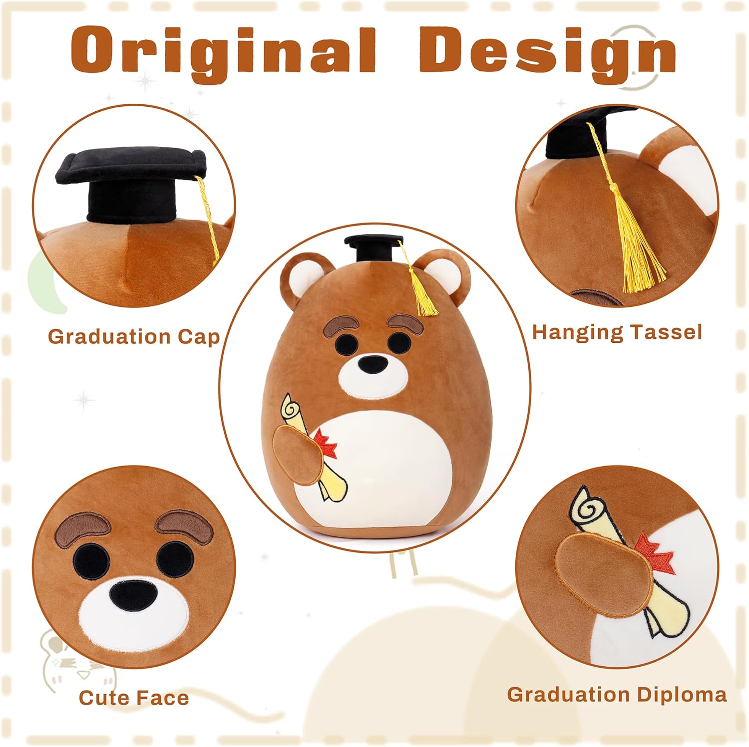 Our Honor Graduation Gifts Bear Stuffed Animal Plush