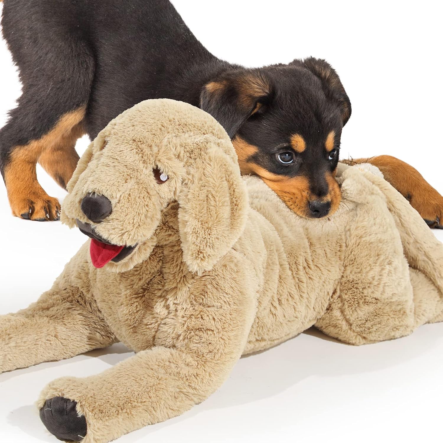 Big Golden Dog Geosar Stuffed Animal 85cm 335inch