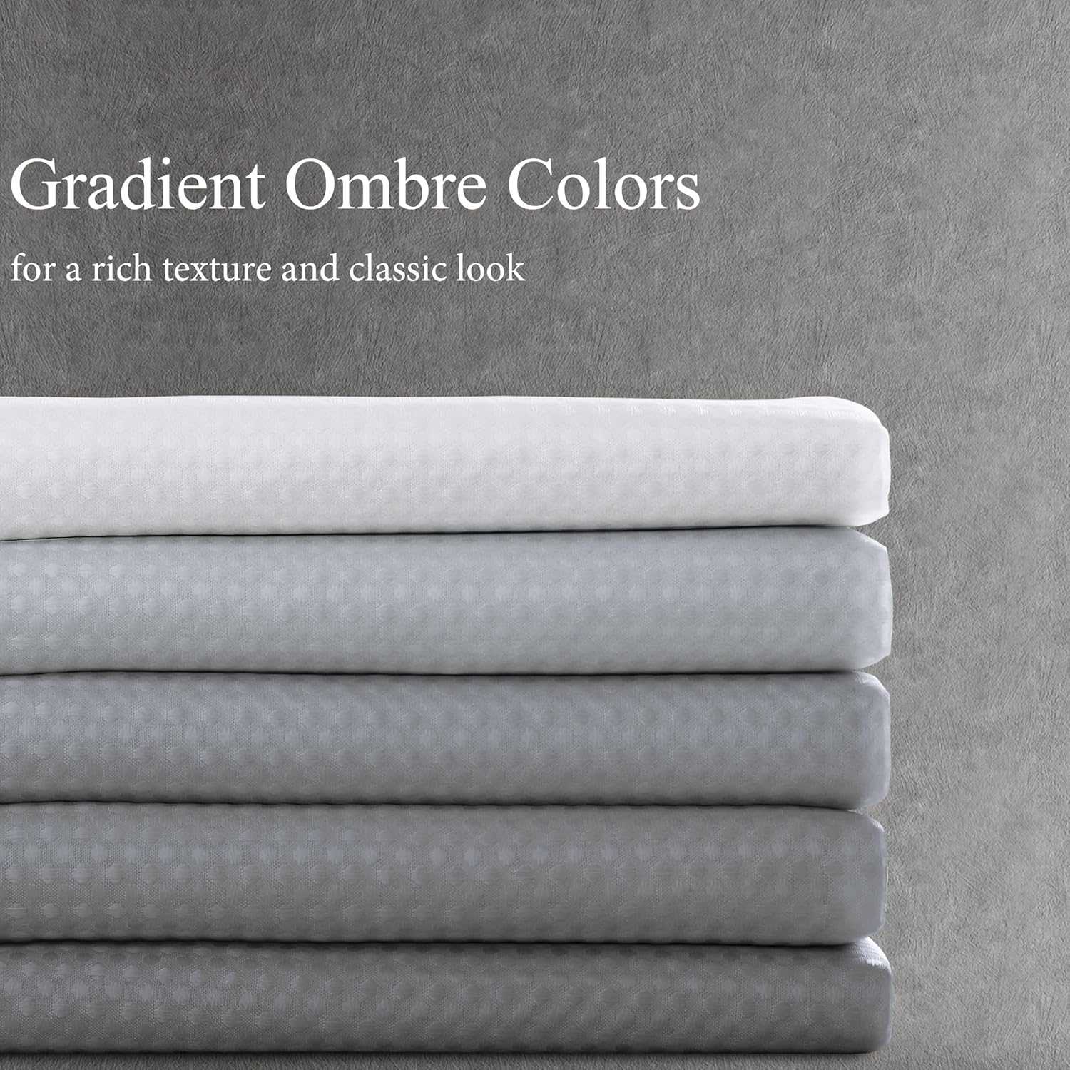 Naturoom Grey White Shower Curtain