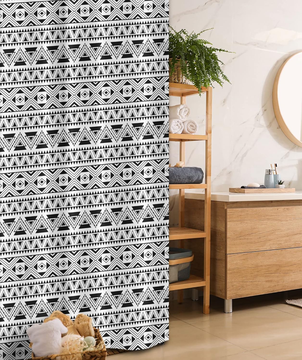 Stunning Bohemian Shower Curtain by Lunarable