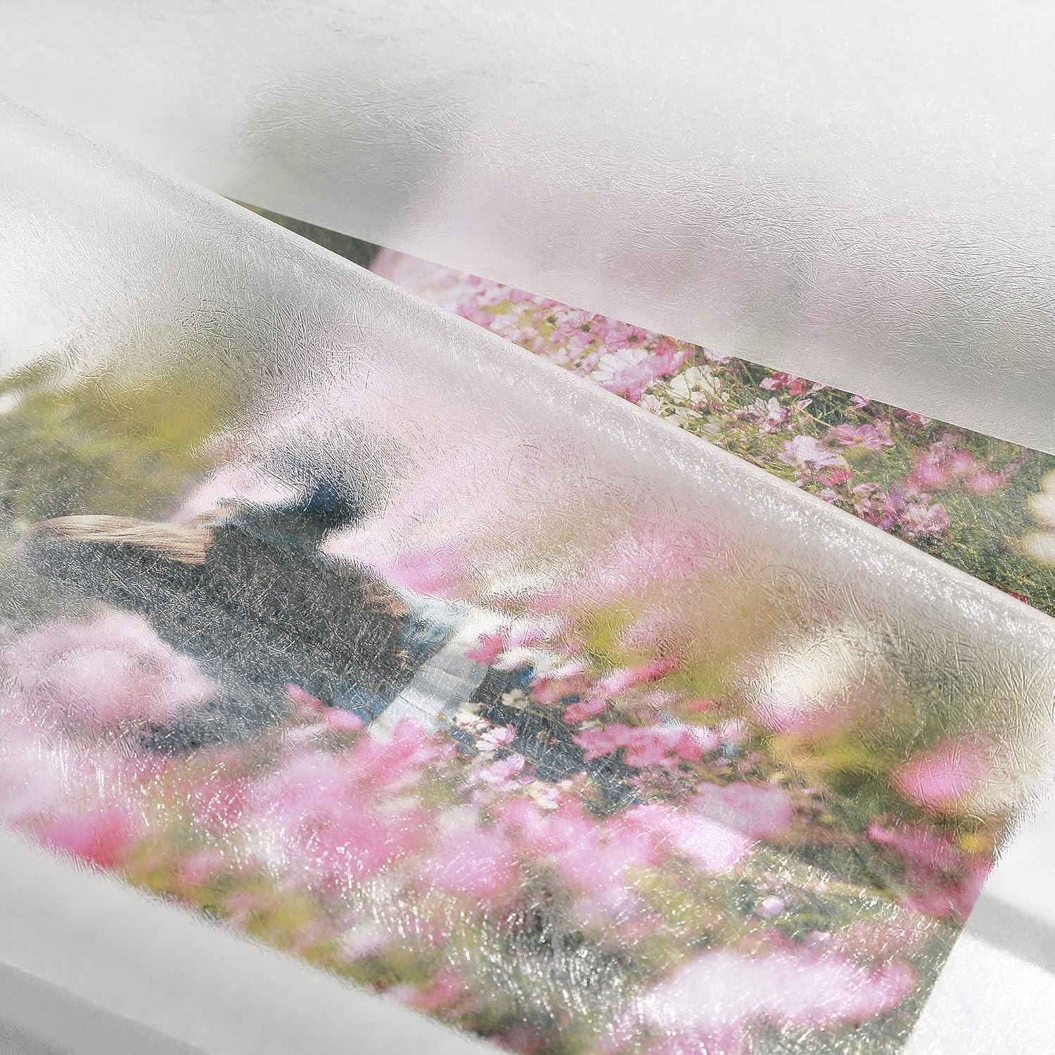 AooHome Frosted Eva Shower Curtain