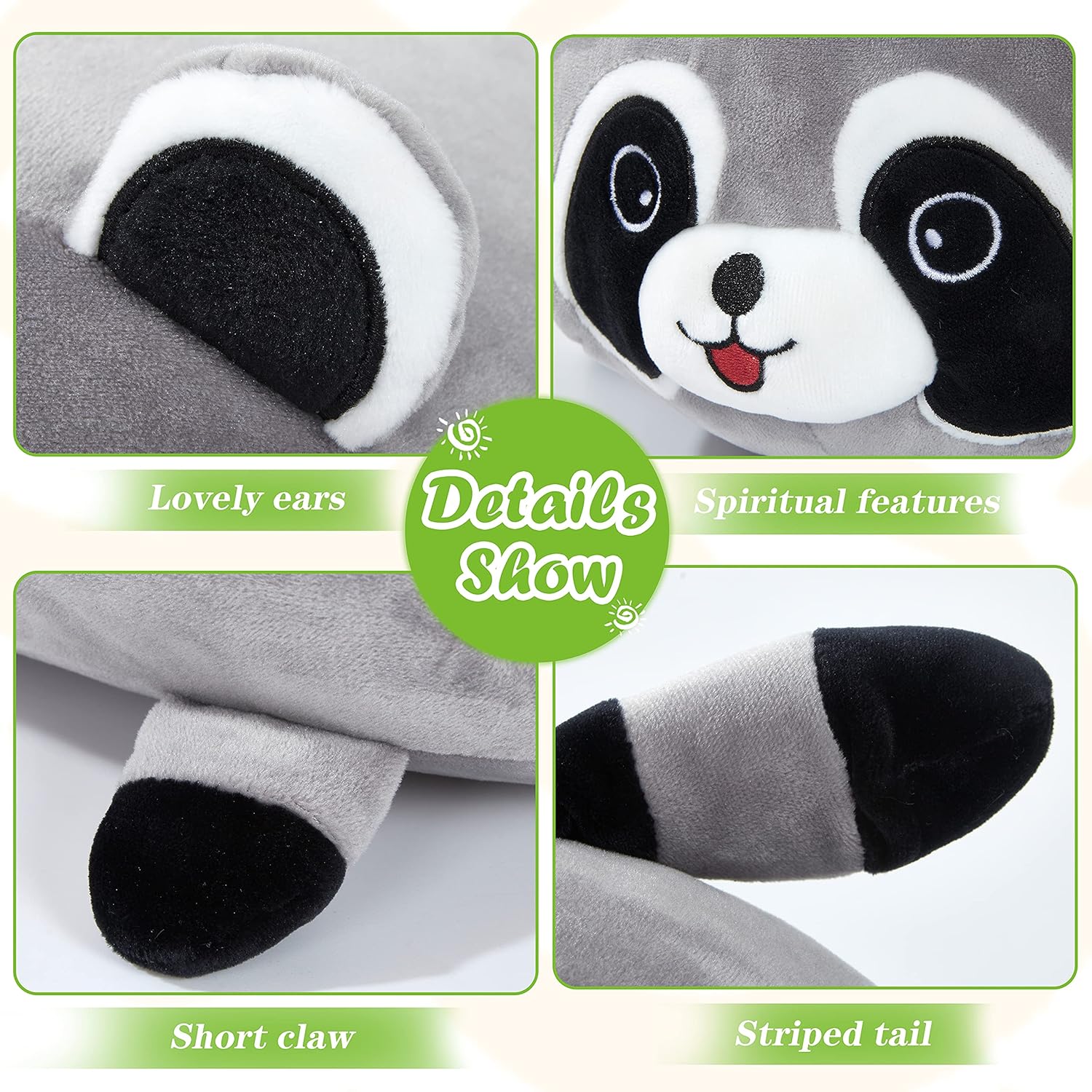 Raccoon Plush for Kids