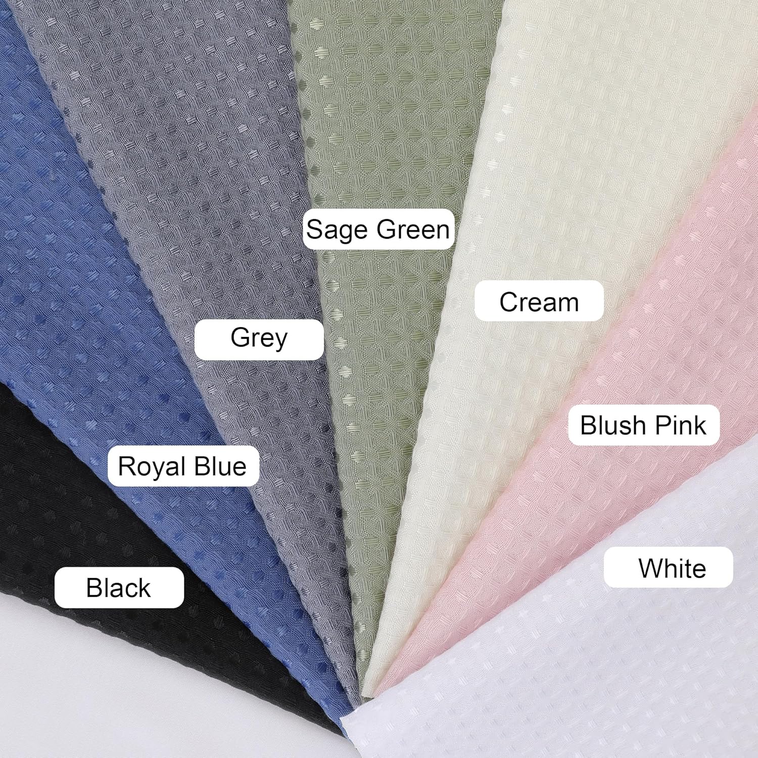 Sturdy Modern Bathroom Curtain Set for Narrow Stall
